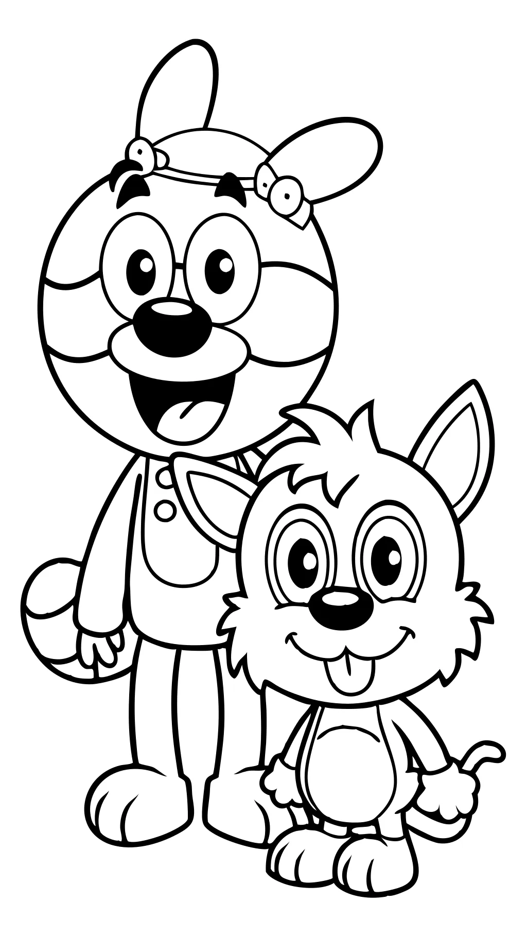 bluey bingo coloring page